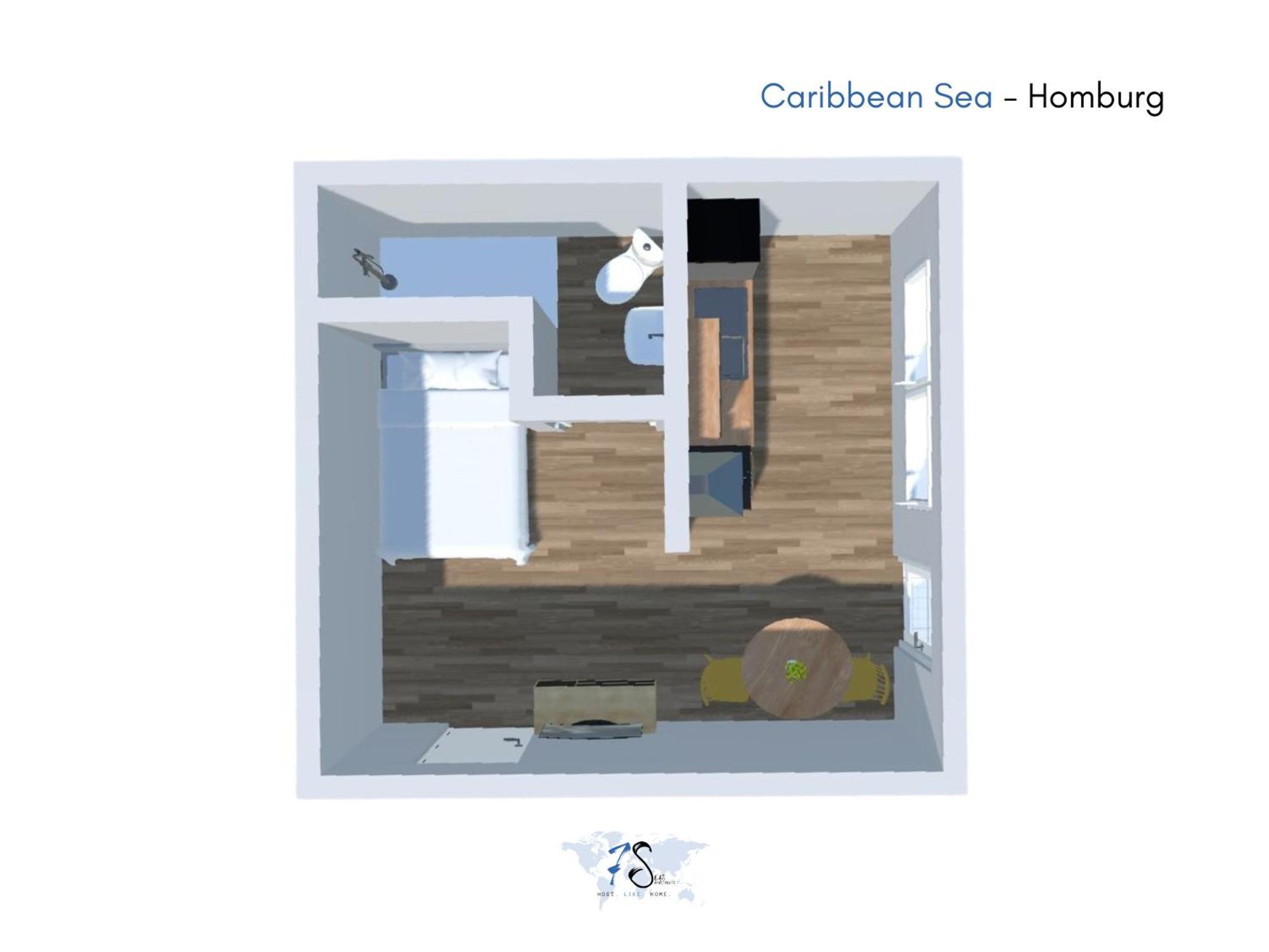 7Seas Boutique Aparthotel Homburg - Stilvoll, Digital & Ideal Fuer Familie & Business Rum bild